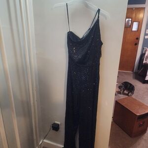 City chic Plus sequin Jumpsuit